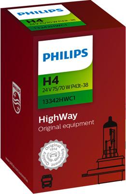 PHILIPS 13342HWC1 - Лампа накаливания, фара дальнего света autosila-amz.com