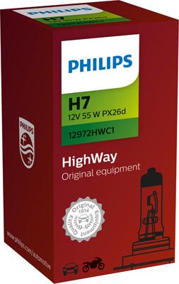 PHILIPS 12972HWC1 - Лампа накаливания, фара дальнего света autosila-amz.com