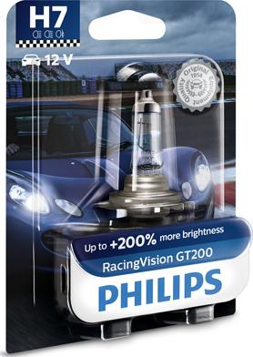 PHILIPS 12972RGTB1 - Лампа H7 12972 Racing Vision GT200 12972RGTB1 PHILIPS 12972RGTB1 autosila-amz.com