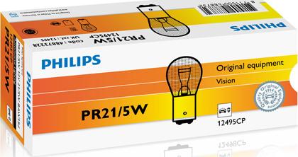 PHILIPS 12495CP - Лампа накаливания, фонарь сигнала тормоза / задний габаритный autosila-amz.com