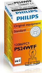 PHILIPS 12086FFC1 - Лампа автомобильная PS24W 12V-24W (PG20/3) HiPerVision (Philips) autosila-amz.com