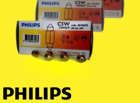 PHILIPS 12844 - Лампа C5W (SV8.5/8) 35мм 12V/10/200 PHILIPS autosila-amz.com