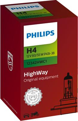 PHILIPS 12342HWC1 - Лампа накаливания, фара дальнего света autosila-amz.com