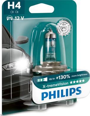 PHILIPS 12342XV+B1 - Лампа накаливания, фара дальнего света autosila-amz.com