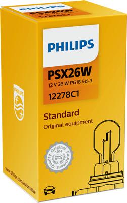 PHILIPS 12278C1 - Лампа накаливания Philips 12278C1 PSX26W autosila-amz.com