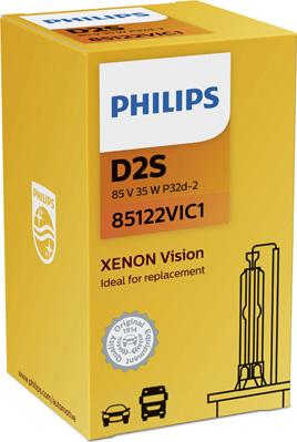 PHILIPS 85122VIC1 - Лампа газоразрядная D2S XENON VISION 4600K (4600K, позволяют заменять только одну лампу без нарушени autosila-amz.com