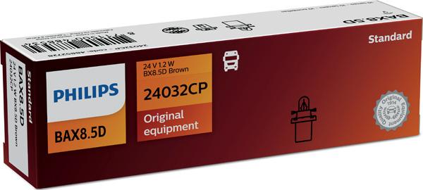 PHILIPS 24032 CP - Лампа накаливания, стояночные огни / габаритные фонари autosila-amz.com