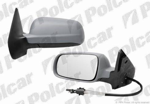 Polcar 95415212 - Зеркальное стекло, наружное зеркало autosila-amz.com