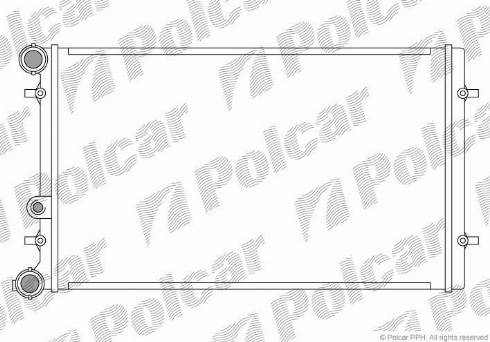 Polcar 954108B2 - Радиатор, охлаждение двигателя autosila-amz.com