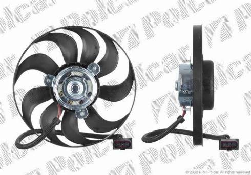 Polcar 954123U1 - Вентилятор, охлаждение двигателя autosila-amz.com