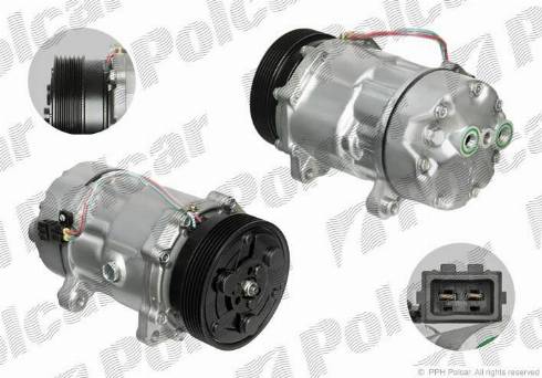 Polcar 9541KS-1 - Компрессор кондиционера (новый) autosila-amz.com