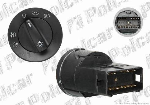 Polcar 9541P-10 - Выключатель, головной свет autosila-amz.com