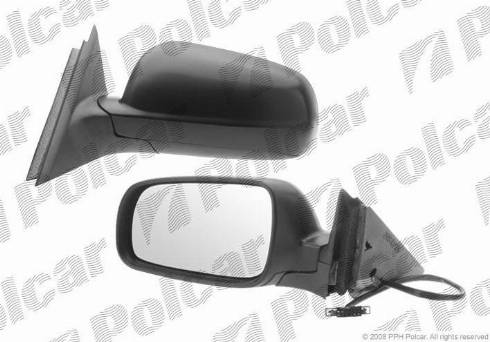 Polcar 9548515M - Зеркальное стекло, наружное зеркало autosila-amz.com