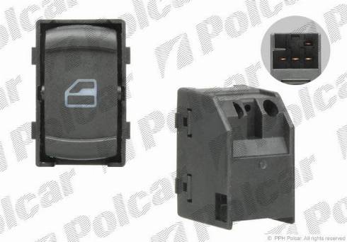 Polcar 9548P-70 - Выключатель, стеклоподъемник autosila-amz.com