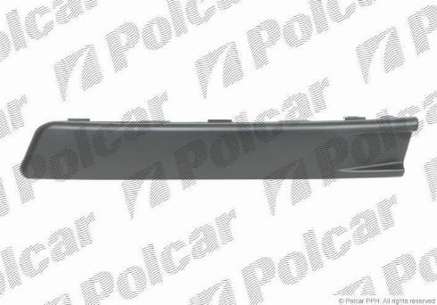 Polcar 95550727 - Облицовка - защитная накладка, бампер autosila-amz.com