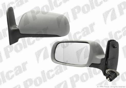 Polcar 9550511M - Наружное зеркало autosila-amz.com