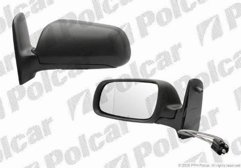 Polcar 955051-M - Наружное зеркало autosila-amz.com