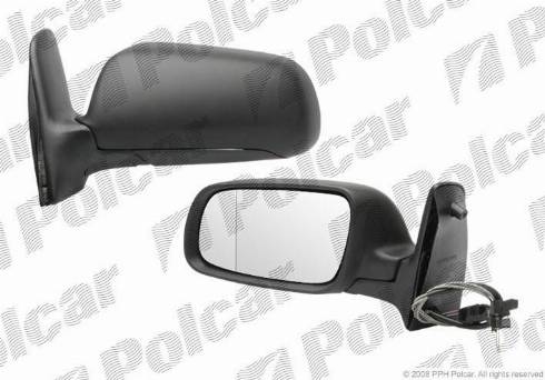 Polcar 9551511M - Наружное зеркало autosila-amz.com