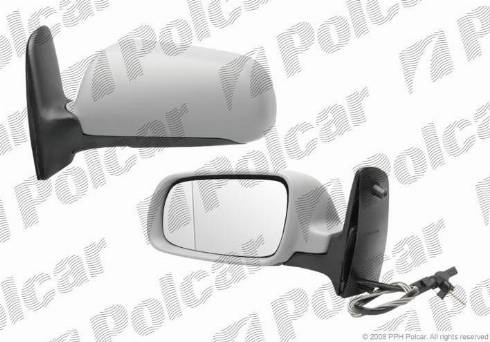 Polcar 9551512M - Наружное зеркало autosila-amz.com