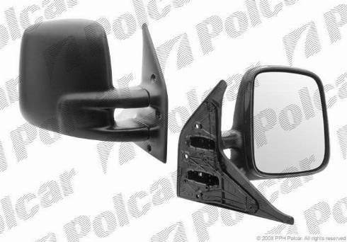 Polcar 956652-M - Зеркальное стекло, наружное зеркало autosila-amz.com