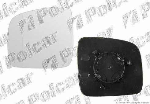 Polcar 9568546M - Вклад зеркала внешнего левый (PJB) -View Max autosila-amz.com