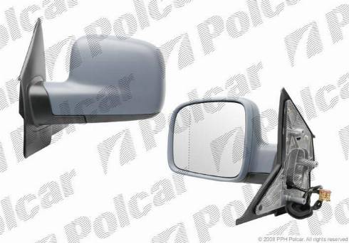 Polcar 9568515M - Зеркало внешнее левый autosila-amz.com