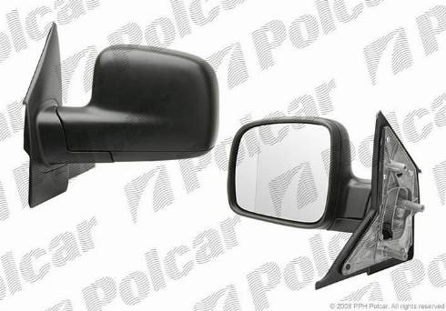 Polcar 956851-M - Наружное зеркало autosila-amz.com