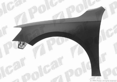 Polcar 950302 - Крыло переднее правое VW Jetta 10- autosila-amz.com