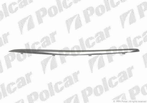 Polcar 951427-7 - VW GOLF V (1K) 10.03 - 05.09 :НАКЛАДКА РЕШЕТКИ БАМПЕРА ЛЕВАЯ (POLCAR) autosila-amz.com