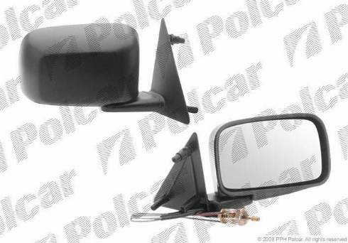 Polcar 9534522E - Наружное зеркало autosila-amz.com