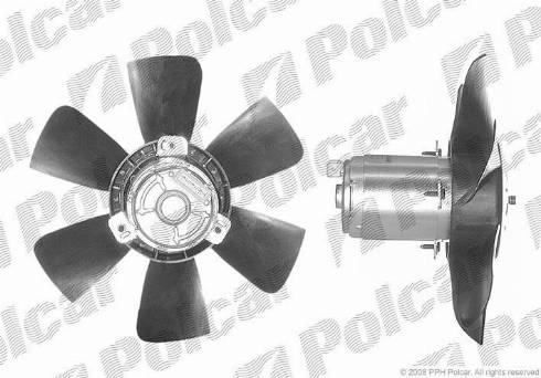 Polcar 953423U2 - Вентилятор, охлаждение двигателя autosila-amz.com