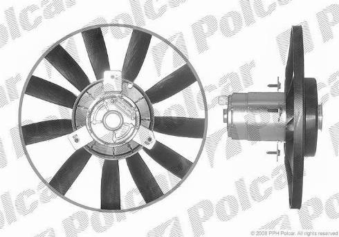 Polcar 953823U4 - Вентилятор, охлаждение двигателя autosila-amz.com