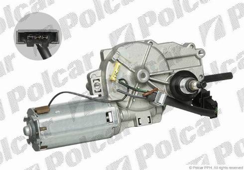 Polcar 9538SWT1 - Двигатель стеклоочистителя autosila-amz.com