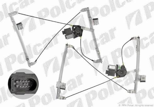 Polcar 9525PSE6 - Стеклоподъемник autosila-amz.com