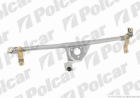 Polcar 9528MWP1 - Механизм стеклоочистителя без моторчика autosila-amz.com