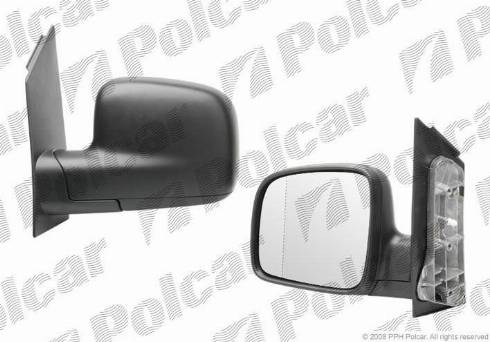 Polcar 957551-M - Зеркало внешнее левый (PJB) -View Max autosila-amz.com