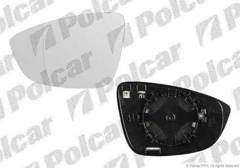 Polcar 95D1544M - Зеркальное стекло autosila-amz.com