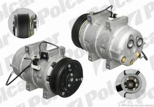 Polcar 9080KS-1 - Компрессор кондиционера autosila-amz.com