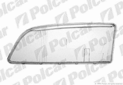 Polcar 907012 - Рассеиватель, основная фара autosila-amz.com