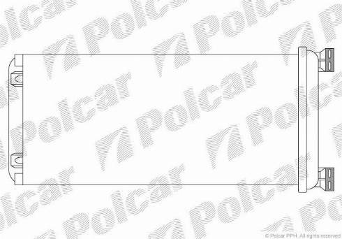 Polcar 4406N8-1 - Теплообменник, отопление салона autosila-amz.com