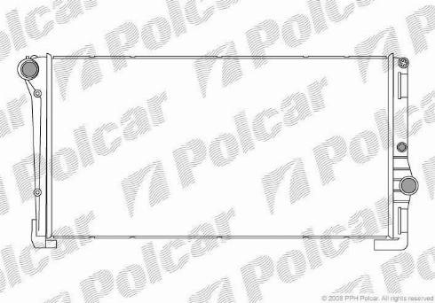 Polcar 4202086X - Радиатор, охлаждение двигателя autosila-amz.com