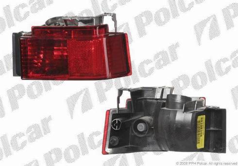 Polcar 5559980E - Задний противотуманный фонарь autosila-amz.com