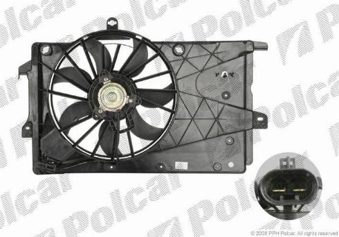 Polcar 555923W1 - Вентилятор, охлаждение двигателя autosila-amz.com