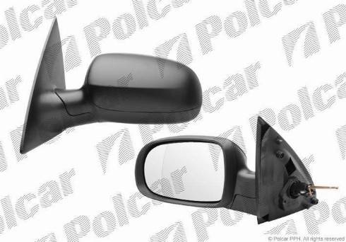 Polcar 555651-E - Наружное зеркало autosila-amz.com