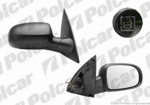 Polcar 555652-E - Наружное зеркало autosila-amz.com