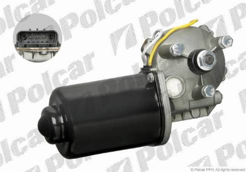 Polcar 5556SWP1 - Двигатель стеклоочистителя autosila-amz.com