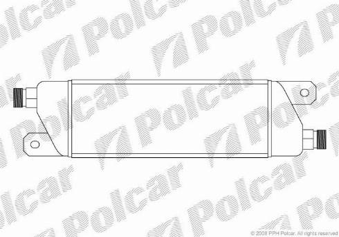 Polcar 5507L81X - Масляный радиатор, двигательное масло autosila-amz.com