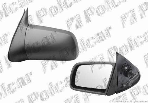 Polcar 5514511E - Зеркало внешнее левый autosila-amz.com