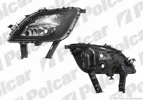 Polcar 5511302E - Противотуманная фара autosila-amz.com