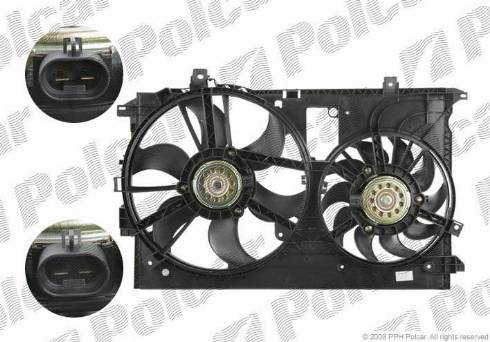 Polcar 551823W3 - Вентилятор, охлаждение двигателя autosila-amz.com